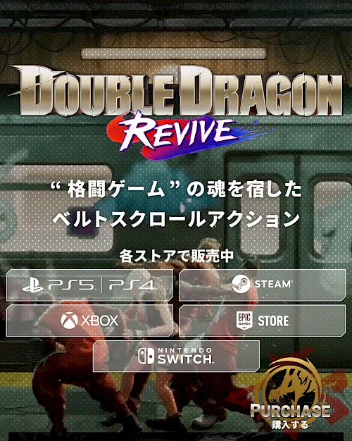 【プロモーション用LP】ダブルドラゴン リヴァイヴ | ARC SYSTEM WORKS