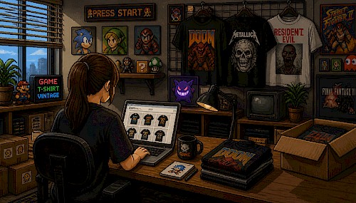 なぜWeb制作会社が“ゲームTシャツ専門古着屋”を始めたのか｜ゲームカルチャーをリアルで表現する「輪廻」