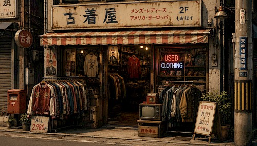 世界観を重視した古着ブランド「輪廻」が、あえて“説明しすぎない”サイトを制作した理由